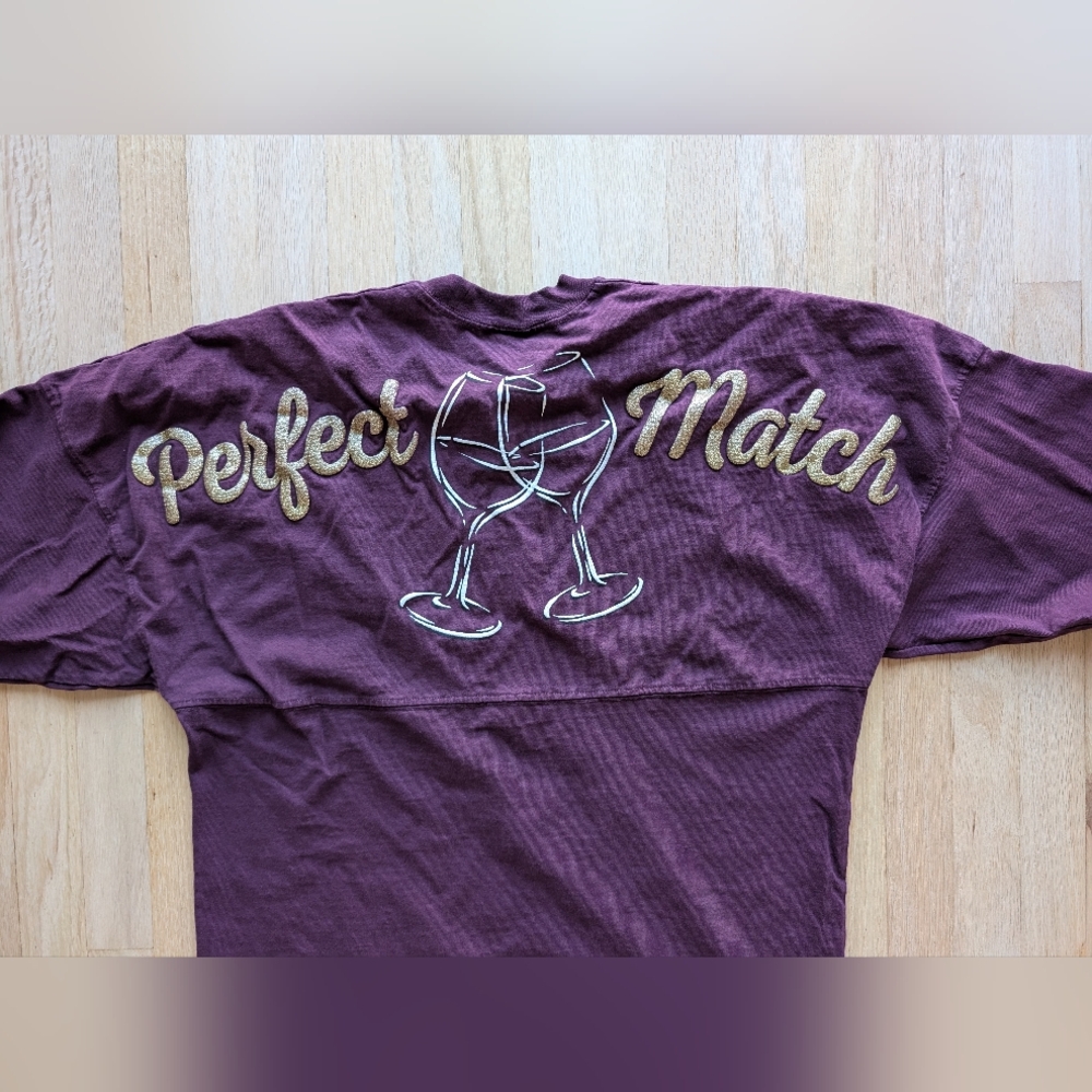 Disneyland Food And Wine Festival 2019 Purple 'Perfect Match' Shirt (Size XS)